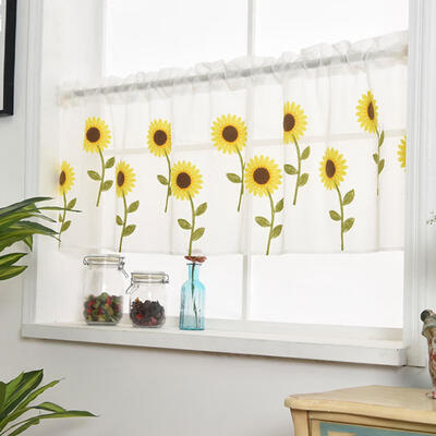 Greensen Polyester Floral Pattern Short Window Curtain Shade Bedroom Living Room Kitchen Decor
Greensen Polyester Floral Pattern Short Window Curtain Shade Bedroom Living Room Kitchen Decor