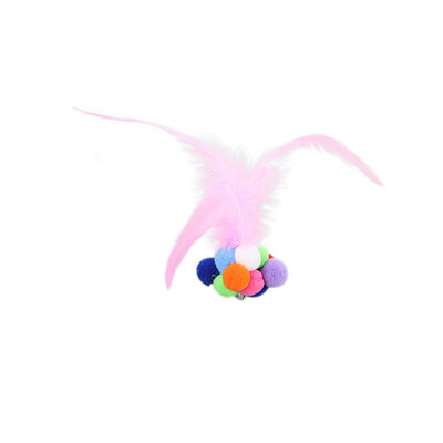Cat Scratching Feather Toys Cats Toy Roll Ball Bell Sound Colorful Balls Toy For Kitten Interactive Pet Funny Training Dog Craft
Cat Scratching Feather Toys Cats Toy Roll Ball Bell Sound Colorful Balls Toy For Kitten Interactive Pet Funny Training Dog Craft