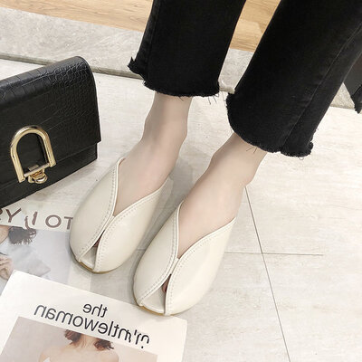 Cool&slippers women wear summer semi-slippers flat bottom word drag fashion trend open leather womens shoes
Cool&slippers women wear summer semi-slippers flat bottom word drag fashion trend open leather womens shoes