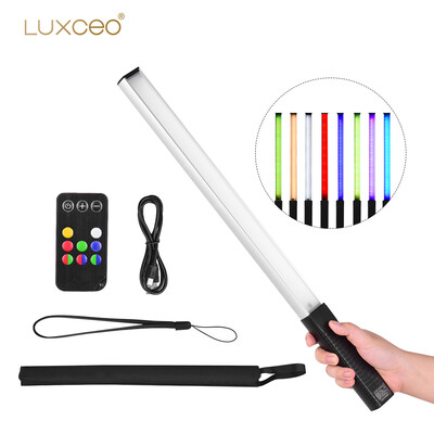 LUXCEO Handheld Photography Light Portable LED Video Light Wand 3000K5750KRGB Color 12 Brightness Levels Colorful Stick with Car
LUXCEO Handheld Photography Light Portable LED Video Light Wand 3000K5750KRGB Color 12 Brightness Levels Colorful Stick with Car