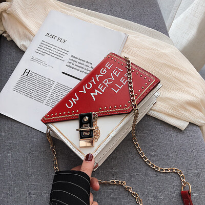 New small bag Messenger bag female wild ins new 2019 fashion single shoulder chain contrast color rivet small square bag
New small bag Messenger bag female wild ins new 2019 fashion single shoulder chain contrast color rivet small square bag
