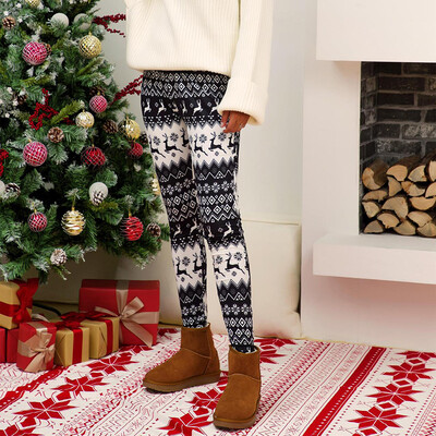B Winter Christmas Pants Women Tricolor Slim Fit Christmas Print Tights Trousers Keep Warm Streetwear Pencil Pants For Women
B Winter Christmas Pants Women Tricolor Slim Fit Christmas Print Tights Trousers Keep Warm Streetwear Pencil Pants For Women