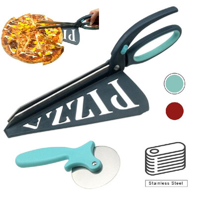 Stainless Steel Pizza Scissors Pizza Cutter Wheel Shears with Spatula Non-Stick Pizza Stone Safe Pizza Cutter Server
Stainless Steel Pizza Scissors Pizza Cutter Wheel Shears with Spatula Non-Stick Pizza Stone Safe Pizza Cutter Server