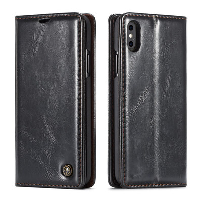 CaseMe New Phone Cases Original Brand Leather Business Auto Flip Card slot Wallet Case For iphone Xs MAX 65" Phone Cover
CaseMe New Phone Cases Original Brand Leather Business Auto Flip Card slot Wallet Case For iphone Xs MAX 65" Phone Cover