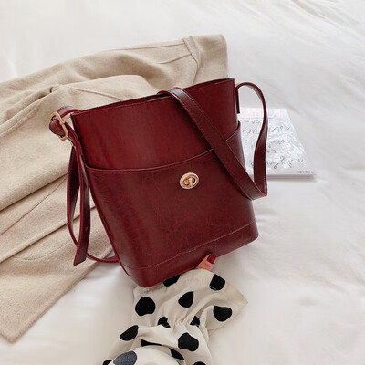 Advanced sense bag womens bag 2019 new wave Korean Joker temperament Messenger bag simple retro shoulder bucket bag
Advanced sense bag womens bag 2019 new wave Korean Joker temperament Messenger bag simple retro shoulder bucket bag