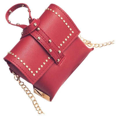 PU leather female models simple rivet small square bag handbag shoulder diagonalBag 125 115 65cm
PU leather female models simple rivet small square bag handbag shoulder diagonalBag 125 115 65cm