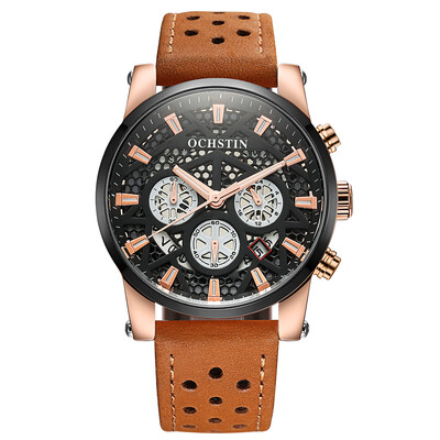 OCHSTIN 2017 Brand Luxury Genuine Leather Quartz Skeleton Men Watches Luminous Water-Proof Man Casual Wristwatch Calendar Box
OCHSTIN 2017 Brand Luxury Genuine Leather Quartz Skeleton Men Watches Luminous Water-Proof Man Casual Wristwatch Calendar Box