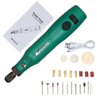 KKmoon 18V 12W Mini Electric Grinder Set Cordless Mini Handle Small Size Grinding Machine Carving Engraving Pen Trimming Milling
KKmoon 18V 12W Mini Electric Grinder Set Cordless Mini Handle Small Size Grinding Machine Carving Engraving Pen Trimming Milling