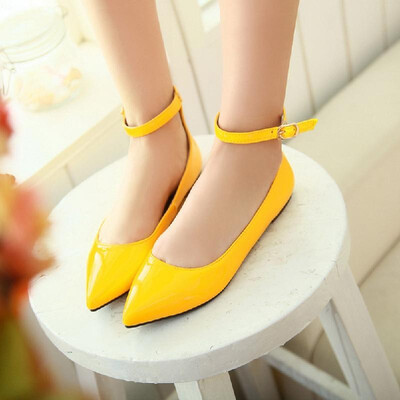 New Fashion Summer Women Flat Shoes Pointed Toe Pin Buckle Solid Color Flats Point Shoes
New Fashion Summer Women Flat Shoes Pointed Toe Pin Buckle Solid Color Flats Point Shoes