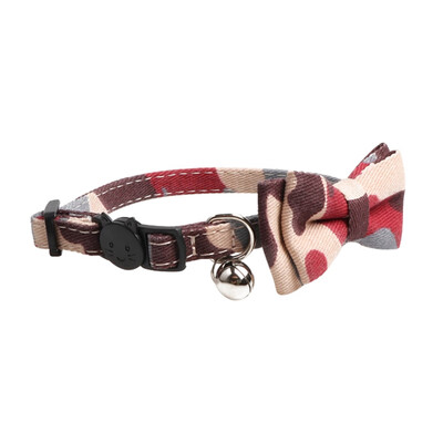 Pet Camouflage Collar Cat Dog Bow-Knot Decorative Collars With Bell Adjustable Nylon Seatbelt Buckle Collar For Puppy Kittens
Pet Camouflage Collar Cat Dog Bow-Knot Decorative Collars With Bell Adjustable Nylon Seatbelt Buckle Collar For Puppy Kittens