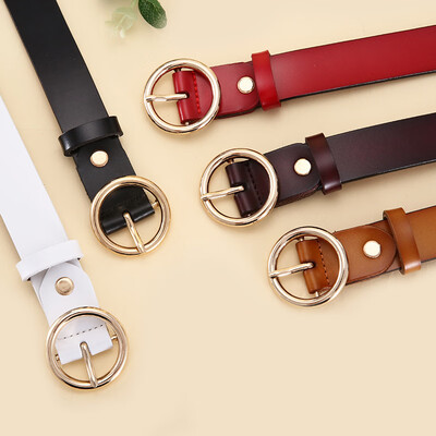 New hot ladies belt leather fashion retro wild leather belt round buckle womens fine pants with hair
New hot ladies belt leather fashion retro wild leather belt round buckle womens fine pants with hair