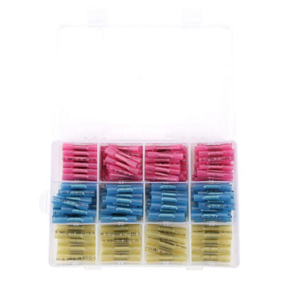 Greensen 200 Pcs Insulated Heat Shrink Butt Connectors Kit Waterproof Wire Terminal Connectors
Greensen 200 Pcs Insulated Heat Shrink Butt Connectors Kit Waterproof Wire Terminal Connectors
