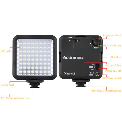 Godox LED64 Video Light 64 LED Lights for DSLR Camera Camcorder mini DVR as Fill Light for Wedding News Interview Macrophotography
Godox LED64 Video Light 64 LED Lights for DSLR Camera Camcorder mini DVR as Fill Light for Wedding News Interview Macrophotography