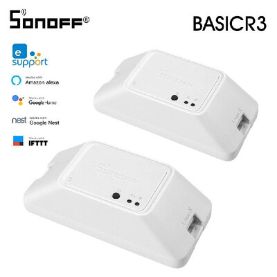 SONOFF BASICR3 WIFI DIY Smart Switch With Timer Internet APP Voice LAN Control DIY Mode Work With Amazon Alexa Google Home Nest
SONOFF BASICR3 WIFI DIY Smart Switch With Timer Internet APP Voice LAN Control DIY Mode Work With Amazon Alexa Google Home Nest