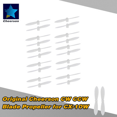 CX-10W Propeller 10Pairs Original Cheerson CW CCW Blade Propeller for CX-10W RC Quadcopter Cheerson Blade T0F0J5M0
CX-10W Propeller 10Pairs Original Cheerson CW CCW Blade Propeller for CX-10W RC Quadcopter Cheerson Blade T0F0J5M0