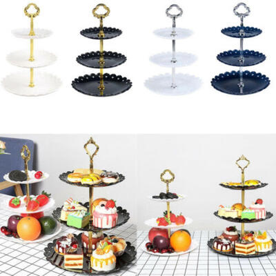 3 Tier Cake Plate Stand Wedding Birthday Party Afternoon Tea Dessert Fruit Tray
3 Tier Cake Plate Stand Wedding Birthday Party Afternoon Tea Dessert Fruit Tray