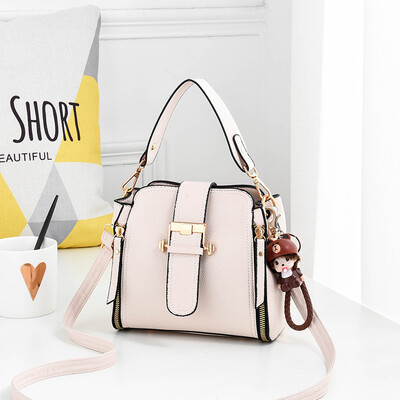 Temperament small square bag basic color pumping bucket bag simple casual wild Korean fashion bag female
Temperament small square bag basic color pumping bucket bag simple casual wild Korean fashion bag female