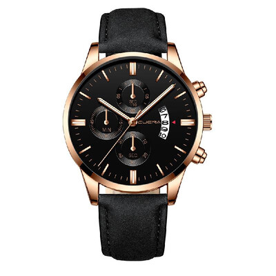 CUENA Men Fashion Leather Band Quartz Watch Simple Calendar Business Watches Casual Big Dial Wrist Watch
CUENA Men Fashion Leather Band Quartz Watch Simple Calendar Business Watches Casual Big Dial Wrist Watch