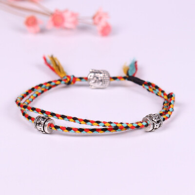 Tibetan Buddhist Handmade Lucky Woven Amulet Bracelets & Bangles For Unisex Women Men Buddha Anklet Bracelet Jewelry Gifts
Tibetan Buddhist Handmade Lucky Woven Amulet Bracelets & Bangles For Unisex Women Men Buddha Anklet Bracelet Jewelry Gifts
