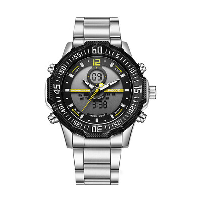 WEIDE WH6105 Dual Display Quartz Digital Men Watch Multifunctional Sports 3ATM Waterproof Big Dial Large Face Stopwatch Timer Week
WEIDE WH6105 Dual Display Quartz Digital Men Watch Multifunctional Sports 3ATM Waterproof Big Dial Large Face Stopwatch Timer Week