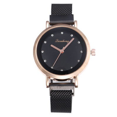 New fashion simple Milan with self-adhesive diamond magnet buckle mesh belt ladies quartz watch generation
New fashion simple Milan with self-adhesive diamond magnet buckle mesh belt ladies quartz watch generation