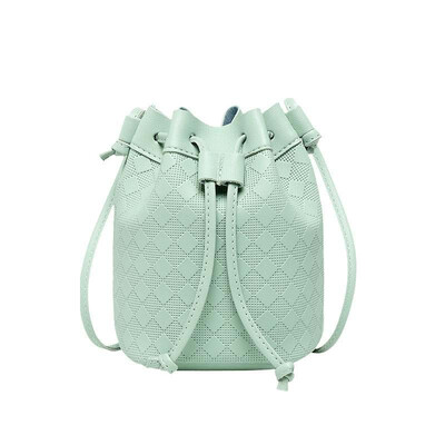 Korean Style Rhombic Drawstring Messenger Bag Fashion Chic Solid Color Women Bucket Bag
Korean Style Rhombic Drawstring Messenger Bag Fashion Chic Solid Color Women Bucket Bag