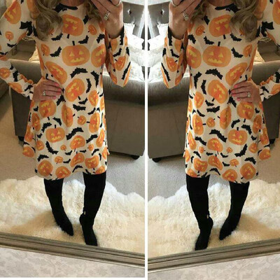AliExpress ebay hot sale 2017 Europe&America autumn&winter new Halloween pumpkin head long sleeve dress spot Photo
AliExpress ebay hot sale 2017 Europe&America autumn&winter new Halloween pumpkin head long sleeve dress spot Photo