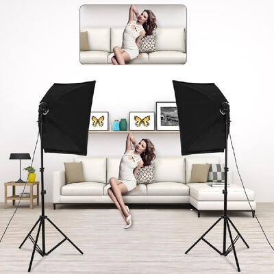 Andoer Studio Photo Lighting Kit with 2 Softbox 2 4in1 Bulb Socket 8 45W Bulb 2 Light Stand 1 Carrying Bag
Andoer Studio Photo Lighting Kit with 2 Softbox 2 4in1 Bulb Socket 8 45W Bulb 2 Light Stand 1 Carrying Bag