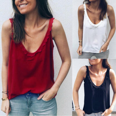 Fashion Summer Loose Sleeveless Casual Tank T-Shirt Blouse Women Tops Vest Solid
Fashion Summer Loose Sleeveless Casual Tank T-Shirt Blouse Women Tops Vest Solid