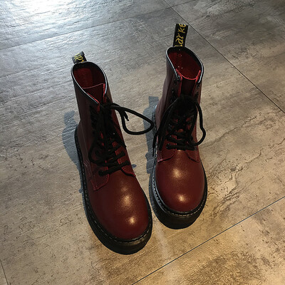 Fairy Wind Martin Boots Fall Korean Edition Fashion Hundreds of British Wind Turbine Flat Bottom Shoes
Fairy Wind Martin Boots Fall Korean Edition Fashion Hundreds of British Wind Turbine Flat Bottom Shoes