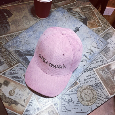 South Korea corduroy letter baseball cap fallwinter mens&womens caps casual Joker student sun hat hip hop hat
South Korea corduroy letter baseball cap fallwinter mens&womens caps casual Joker student sun hat hip hop hat