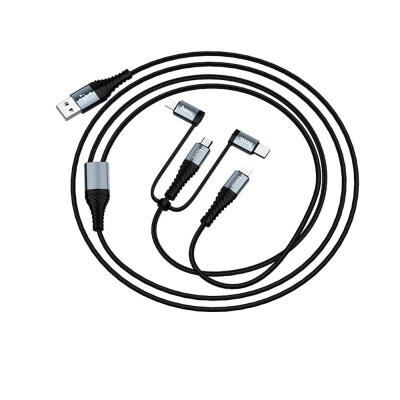 HOCO X38 4-in-1 Charging Cable Mirco USB Type C Lightning Charging And Syncing Cord -1m
HOCO X38 4-in-1 Charging Cable Mirco USB Type C Lightning Charging And Syncing Cord -1m
