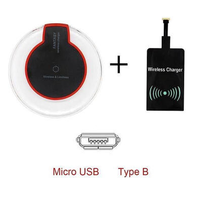 Wireless Charger & Receiver For ALL PHONES iPhoneX Samsung Xiaomi Ultra-Thin Mobile Phone Qi Fast Charge Wireless Charging Base
Wireless Charger & Receiver For ALL PHONES iPhoneX Samsung Xiaomi Ultra-Thin Mobile Phone Qi Fast Charge Wireless Charging Base