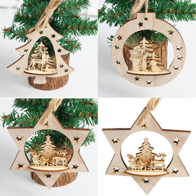Gobestart 3 pcs Snowflake Wood Embellishments Rustic Christmas Tree Hanging Ornament Decor
Gobestart 3 pcs Snowflake Wood Embellishments Rustic Christmas Tree Hanging Ornament Decor