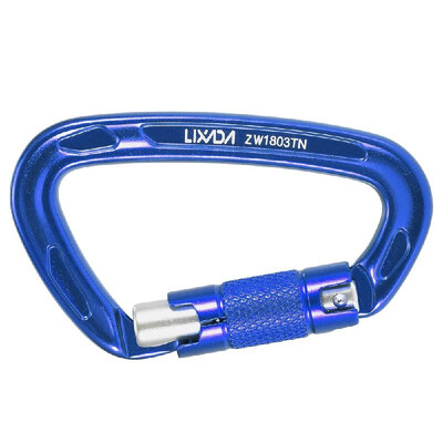 Lixada 24KN High Duty Screwgate Carabiner Twist Locking Carabiner Rappelling Hammocks Backpacking Carabiner
Lixada 24KN High Duty Screwgate Carabiner Twist Locking Carabiner Rappelling Hammocks Backpacking Carabiner