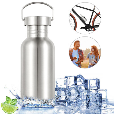 500ml Eco-friendly Sports Bottle Single-wall Stainless Steel Water Bottle Portable Drink Bottle Protein Shaker My Water Bottle
500ml Eco-friendly Sports Bottle Single-wall Stainless Steel Water Bottle Portable Drink Bottle Protein Shaker My Water Bottle