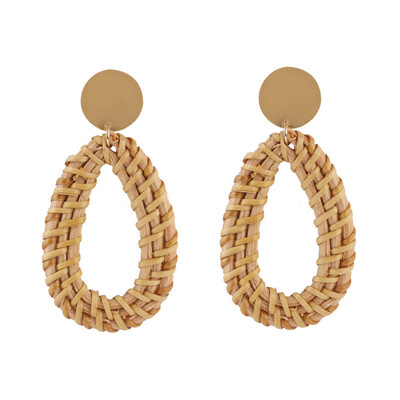 Flashbuy Bohemian Handmade Rattan Earrings for Women Drop Water Shape Statement Earrings Braid Wood Pendientes Girls Jewelry
Flashbuy Bohemian Handmade Rattan Earrings for Women Drop Water Shape Statement Earrings Braid Wood Pendientes Girls Jewelry