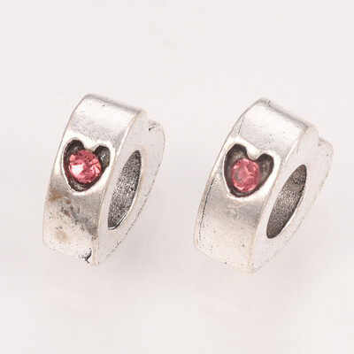Alloy Rhinestone European Beads Large Hole Beads Heart Antique Silver 95x95x35mm Hole 45mm
Alloy Rhinestone European Beads Large Hole Beads Heart Antique Silver 95x95x35mm Hole 45mm