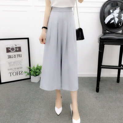 Wide Leg Pants Women Summer Chiffon Pants High Waist Chiffon Female Loose Casual Pant Trouser For Women
Wide Leg Pants Women Summer Chiffon Pants High Waist Chiffon Female Loose Casual Pant Trouser For Women