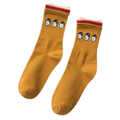 Tailored Women Cartoon Print Color Stitching Gift Letter Funny Mid Calf Cotton Socks
Tailored Women Cartoon Print Color Stitching Gift Letter Funny Mid Calf Cotton Socks