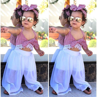 Fashion Sweet Little Baby Girls Clothes Summer Strap Crop Topspants 2pcs Outfits Set Victorline
Fashion Sweet Little Baby Girls Clothes Summer Strap Crop Topspants 2pcs Outfits Set Victorline