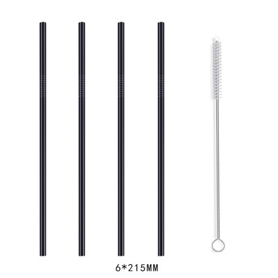 Toponeto 4 Pcs Stainless Steel Metal Drinking Straw Reusable Straws 1 Cleaner Brush Kit
Toponeto 4 Pcs Stainless Steel Metal Drinking Straw Reusable Straws 1 Cleaner Brush Kit
