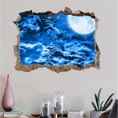 〖Follure〗3D Broken Wall Starry Wall Stickers With Planets Stars Sky Removable Wall Mural
〖Follure〗3D Broken Wall Starry Wall Stickers With Planets Stars Sky Removable Wall Mural