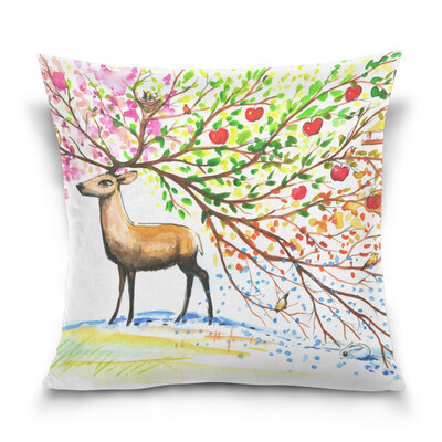 ALAZA Throw Pillow Cover 16 X 16 inch Christmas Gift Cushion Cover with Deer Printed Pillowcase
ALAZA Throw Pillow Cover 16 X 16 inch Christmas Gift Cushion Cover with Deer Printed Pillowcase