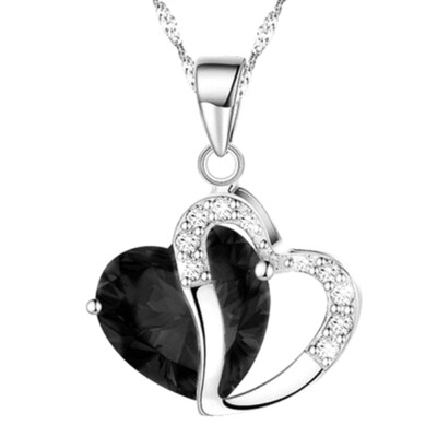 Fashion Heart Pendant Necklace Pendant necklaces Rhinestone Gold Silver Half Half Gift For Best Friends Jewelry - Gift Boxed
Fashion Heart Pendant Necklace Pendant necklaces Rhinestone Gold Silver Half Half Gift For Best Friends Jewelry - Gift Boxed