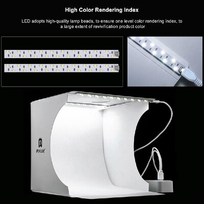 PULUZ Dual Light Lightbox Mini 40Pcs LED Light Room foliding Photography Lighting Softbox Tent Photobooth Backdrop USB Cube Box Ph
PULUZ Dual Light Lightbox Mini 40Pcs LED Light Room foliding Photography Lighting Softbox Tent Photobooth Backdrop USB Cube Box Ph