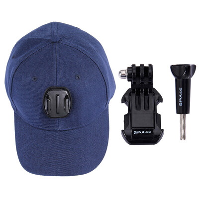PULUZ Sports Camera Hat Accessories Adjustable Cap With Screws And J Stent Base Baseball Hats PU195 Dark Blue
PULUZ Sports Camera Hat Accessories Adjustable Cap With Screws And J Stent Base Baseball Hats PU195 Dark Blue