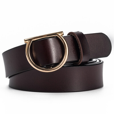 Leather pure leather solid color trend fashion personality black belt female new simple wild belt Korea
Leather pure leather solid color trend fashion personality black belt female new simple wild belt Korea