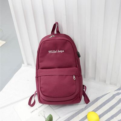 Tailored Student Canvas Backpack Large Capacity Backpack USB Bag Travel Bag Computer Bags
Tailored Student Canvas Backpack Large Capacity Backpack USB Bag Travel Bag Computer Bags