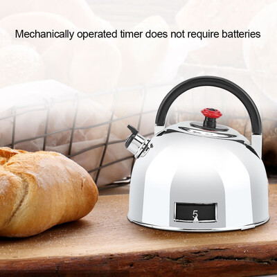 Greensen Teapot Shaped 60 Minutes Kitchen Timer Stainless Steel Mechanical Wind-Up Timer Time Reminder
Greensen Teapot Shaped 60 Minutes Kitchen Timer Stainless Steel Mechanical Wind-Up Timer Time Reminder